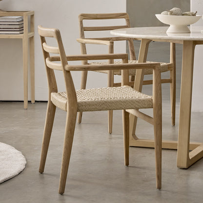 Verano Terrasstoel met Armleuning Naturel Raw Materials - Terrasstoel - Raw Materials - livinglovely.nl