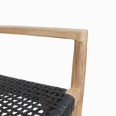 Verano Terrasstoel met Armleuning Zwart Raw Materials - Terrasstoel - Raw Materials - livinglovely.nl