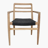 Verano Terrasstoel met Armleuning Zwart Raw Materials - Terrasstoel - Raw Materials - livinglovely.nl