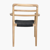 Verano Terrasstoel met Armleuning Zwart Raw Materials - Terrasstoel - Raw Materials - livinglovely.nl