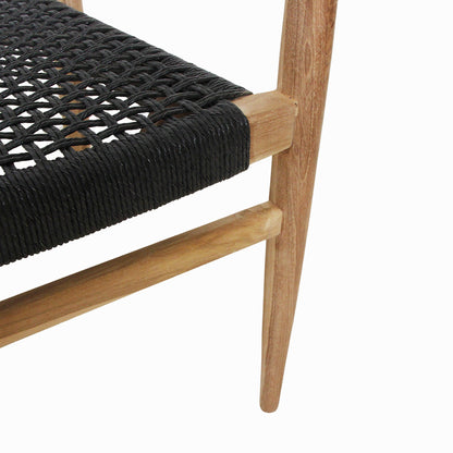 Verano Terrasstoel met Armleuning Zwart Raw Materials - Terrasstoel - Raw Materials - livinglovely.nl