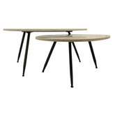 Veria Salontafel Beige Marmer set of 2 PTMD - Salontafel - PTMD - livinglovely.nl