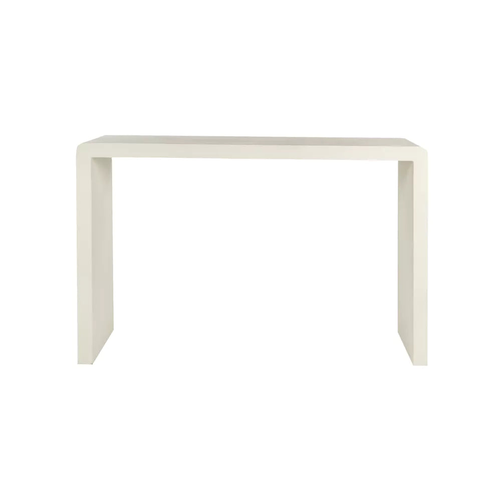 VERONA - console - kalkpleister - L 105 x W 40 x H 70 cm - gebroken wit Pomax - Sidetable - Pomax - livinglovely.nl