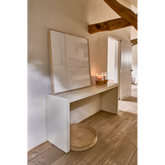 VERONA - console - kalkpleister - L 180 x W 45 x H 76 cm - gebroken wit Pomax - Sidetable - Pomax - livinglovely.nl