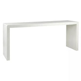 VERONA - console - kalkpleister - L 180 x W 45 x H 76 cm - gebroken wit Pomax - Sidetable - Pomax - livinglovely.nl