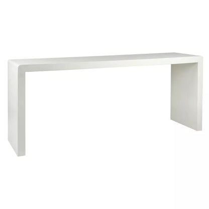 VERONA - console - kalkpleister - L 180 x W 45 x H 76 cm - gebroken wit Pomax - Sidetable - Pomax - livinglovely.nl