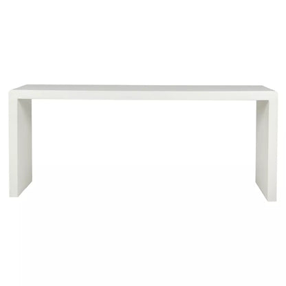 VERONA - console - kalkpleister - L 180 x W 45 x H 76 cm - gebroken wit Pomax - Sidetable - Pomax - livinglovely.nl