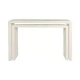 VERONA - console - kalkpleister - L 180 x W 45 x H 76 cm - gebroken wit Pomax - Sidetable - Pomax - livinglovely.nl