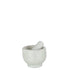 Vijzel + Stamper Marmer Wit - Keukenaccessoire - J-Line - livinglovely.nl