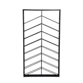 Vinno Wijnrek - 65 x 8 x 120 cm - Ijzer - Zwart PTMD - Wijnrek - PTMD - livinglovely.nl