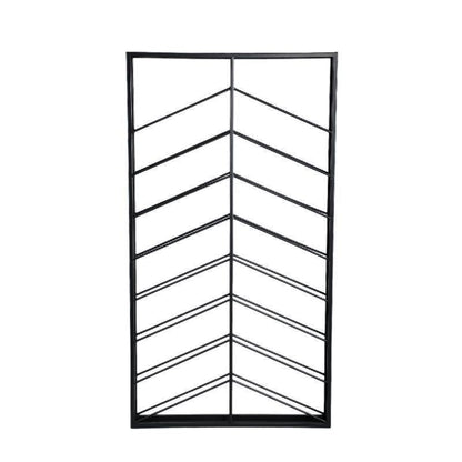 Vinno Wijnrek - 65 x 8 x 120 cm - Ijzer - Zwart PTMD - Wijnrek - PTMD - livinglovely.nl