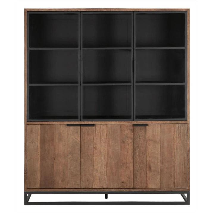 Vitrinekast Cosmo No.2 Medium van DTP Home met zes metalen deuren