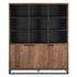 Vitrinekast Cosmo No.2 Medium van DTP Home met zes metalen deuren