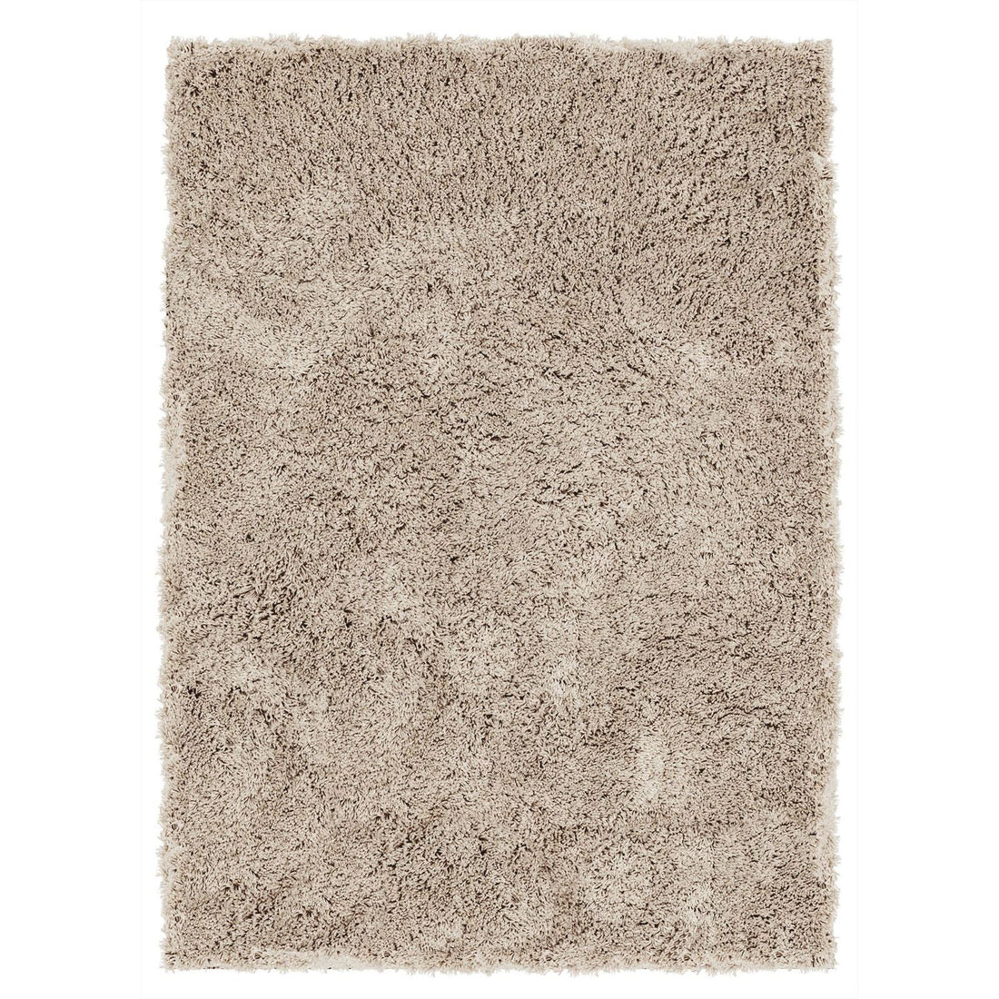 Vloerkleed Celeste van MUST Living, rechthoekig polyester kleed in taupe met fijne structuur