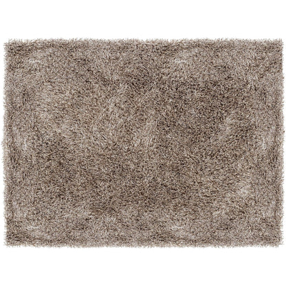 Vloerkleed Crown Bruin 170x240cm van MUST Living in bruin, 100% polyester, volledig in beeld op een neutrale achtergrond