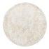 Groot rond vloerkleed Crown van MUST Living in ivoorkleurig polyester, doorsnede 250 cm