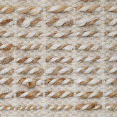 Extra aanzicht van Vloerkleed Hero Jute Wol Ivoor Naturel 250x350cm van MUST Living op een lichte achtergrond
