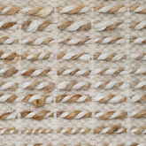 Extra aanzicht van Vloerkleed Hero Jute Wol Ivoor Naturel Rond 150cm van MUST Living op een lichte achtergrond