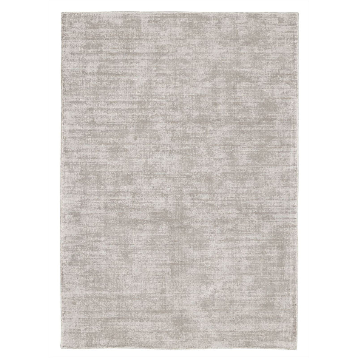 Vloerkleed La Belle van MUST Living in lichtgrijze viscose, rechthoekig kleed van 200 bij 300 cm