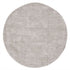 Groot rond vloerkleed La Belle van MUST Living in lichtgrijze viscose, doorsnede 250 cm