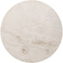 Vloerkleed Lodge Zand Rond 160cm van MUST Living in zand, 100% polyester, volledig in beeld op een neutrale achtergrond