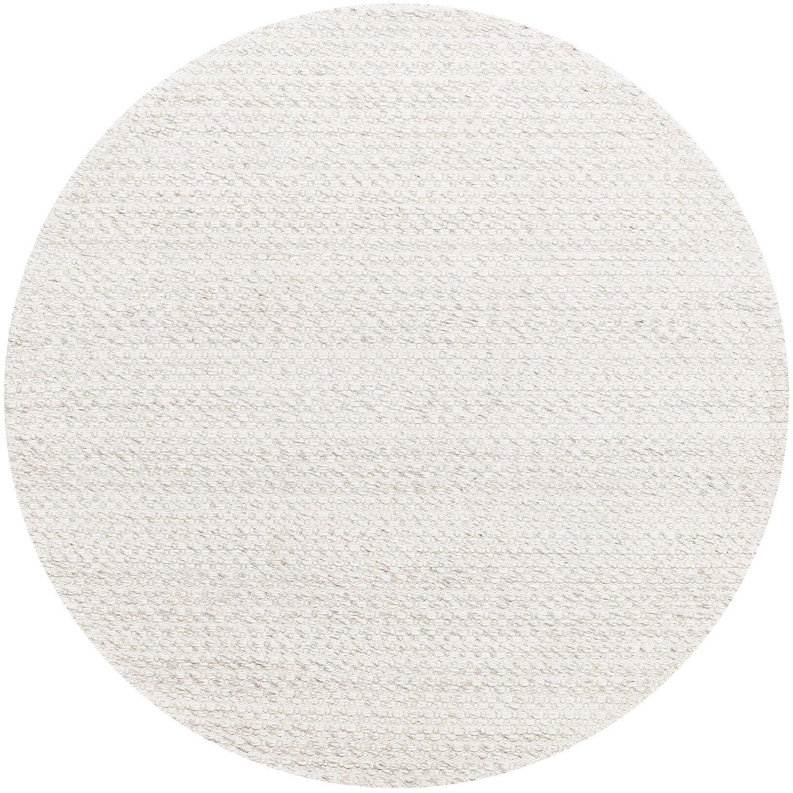 Vloerkleed Nirvana Wol Polyester Ivoor Rond 200cm van MUST Living, volledig in beeld op een neutrale achtergrond