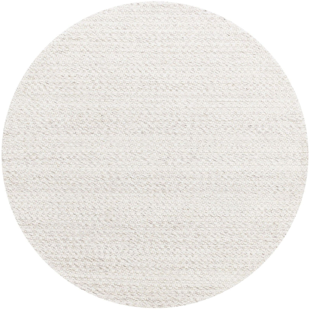 Vloerkleed Nirvana Wol Polyester Ivoor Rond 250cm van MUST Living, volledig in beeld op een neutrale achtergrond
