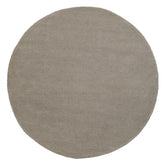 Rond vloerkleed Noble van MUST Living in taupe polyester met een doorsnede van 150 cm