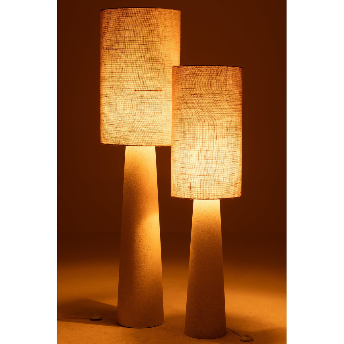 Vloerlamp Ava Glasvezel/Jute Naturel Large H168,5cm J-Line
