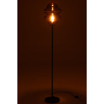 Vloerlamp Honinglepel Glas Bruin H160cm J-Line