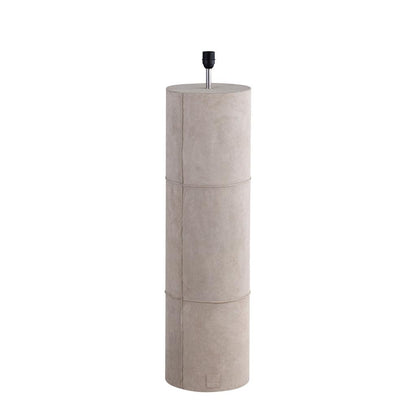 Vloerlamp Joanne - 45x45x150 cm - Suede - Beige Patched PTMD - Vloerlamp - PTMD - livinglovely.nl