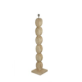 Vloerlamp Kodey Natural Mango Wood Base PTMD - Vloerlamp - PTMD - livinglovely.nl