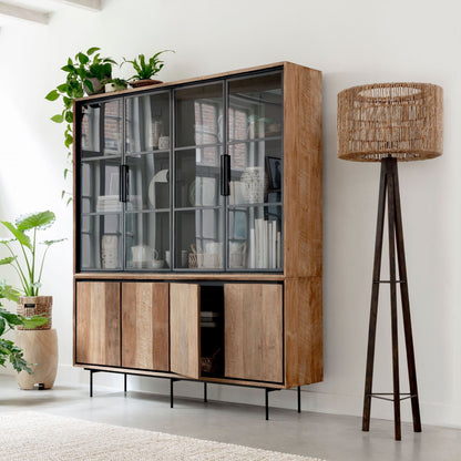 Vloerlamp Porto Cristo van MUST Living, statief van 160cm hoog zonder lampenkap