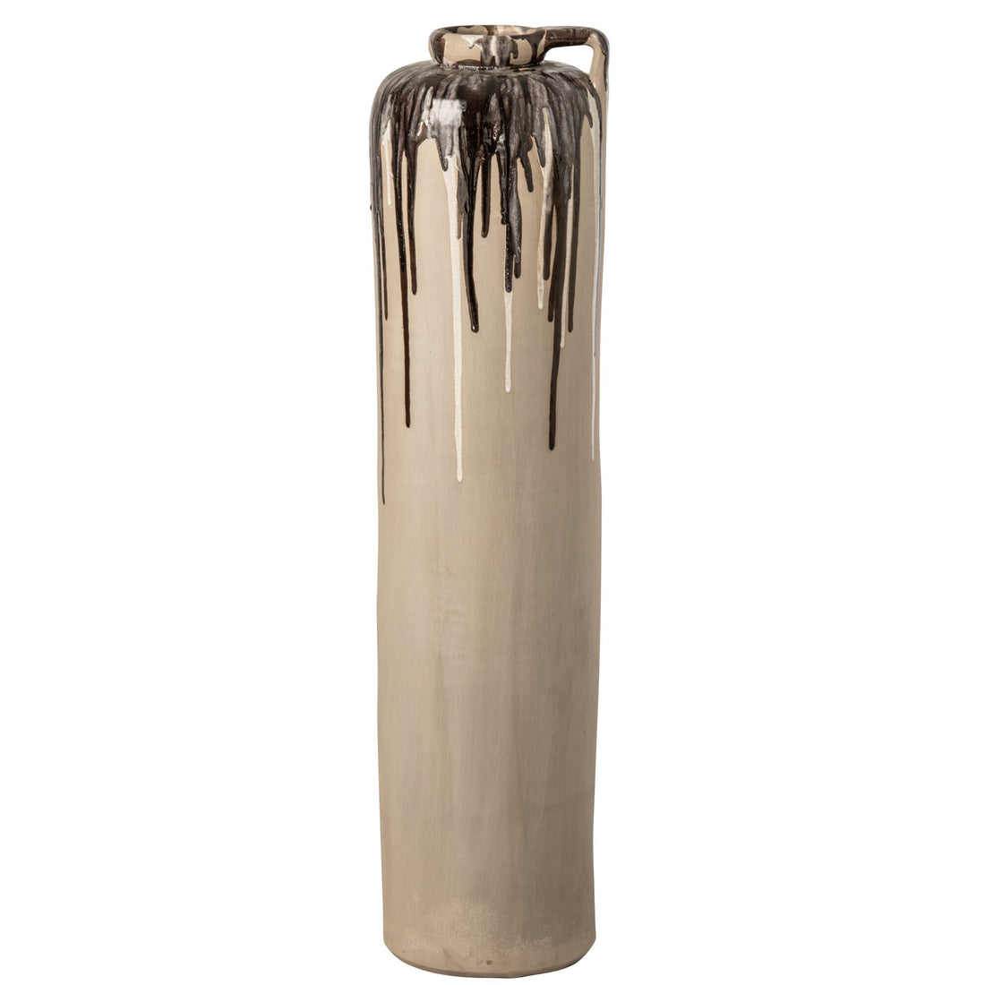Vloervaas Keramiek Beige/Bruin Large J-Line