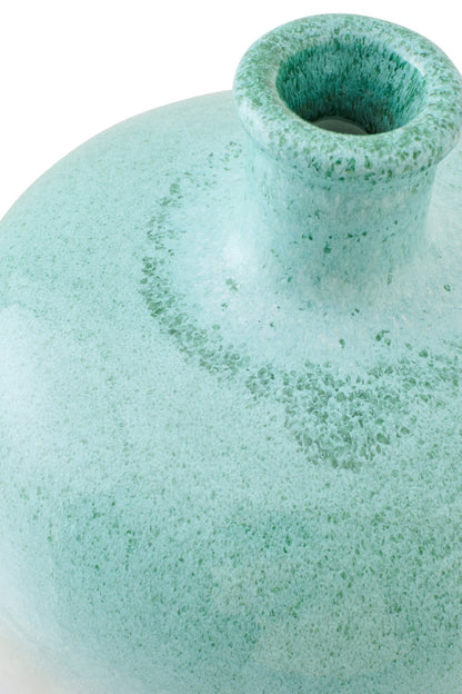 Vloervaas Keramiek Mintgroen/Wit Small J-Line