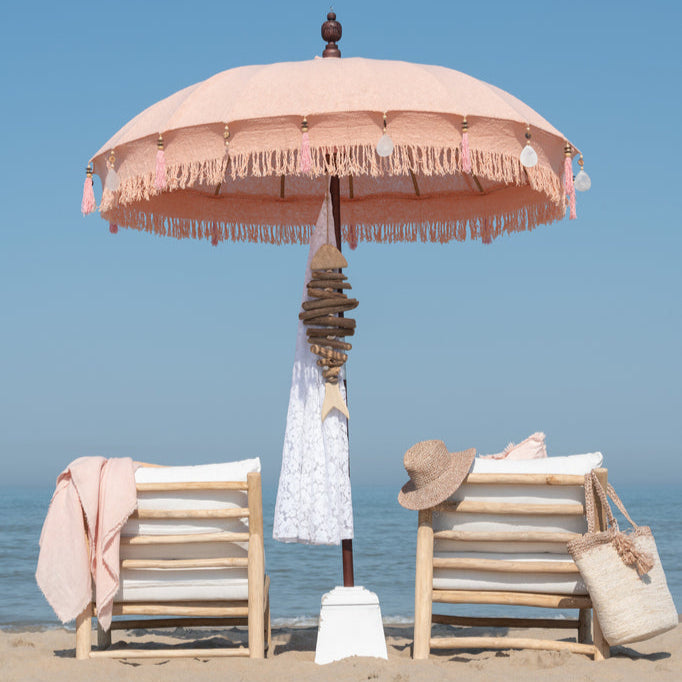 Voet Parasol Steen Wit - Parasolvoet - J-Line - livinglovely.nl