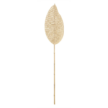 Wandblad Ageal van MUST Living, slank natuurblad van 180cm in naturel op witte achtergrond