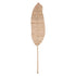 Wandblad Banaan Large van MUST Living, hoog rotan wandpaneel in bananenbladvorm op witte achtergrond