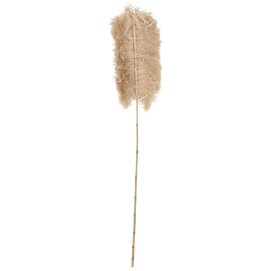 Wandblad Sisal van MUST Living, bladvormig wandpaneel van sisalvezel in naturel