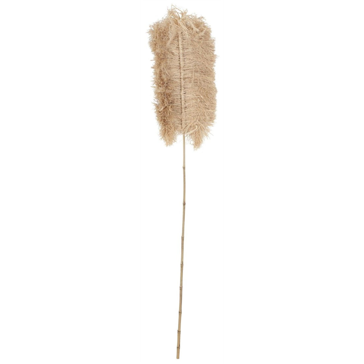 Wandblad Sisal van MUST Living, bladvormig wandpaneel van sisalvezel in naturel