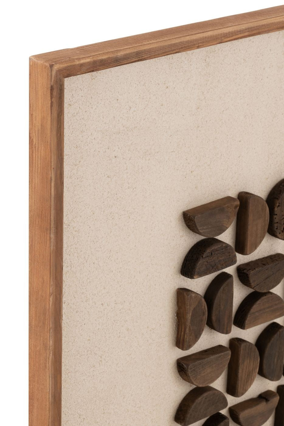 Wanddecoratie Josh Dennenhout/Canvas Naturel - Schilderij - J-Line - livinglovely.nl