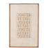 Wanddecoratie Josh Dennenhout/Canvas Wit - Schilderij - J-Line - livinglovely.nl