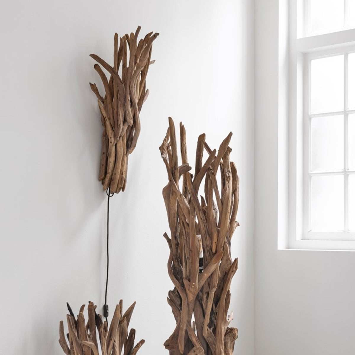 Wandlamp Spot naturel op een lege muur MUST Living