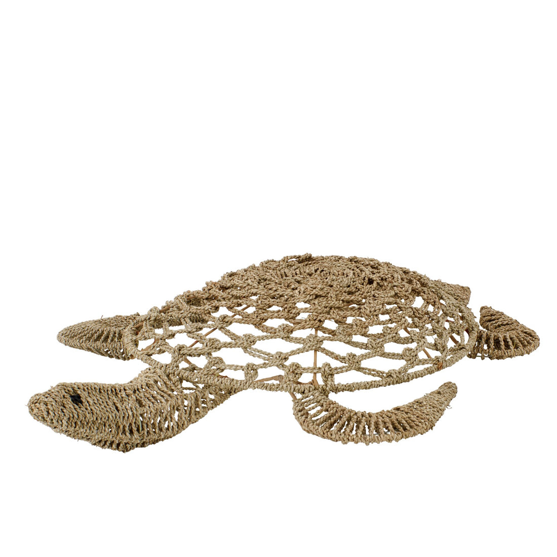 Wandobject Schildpad Zeegras Naturel Large J-line
