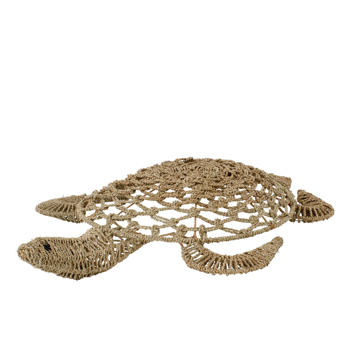 Wandobject Schildpad Zeegras Naturel Large J-line
