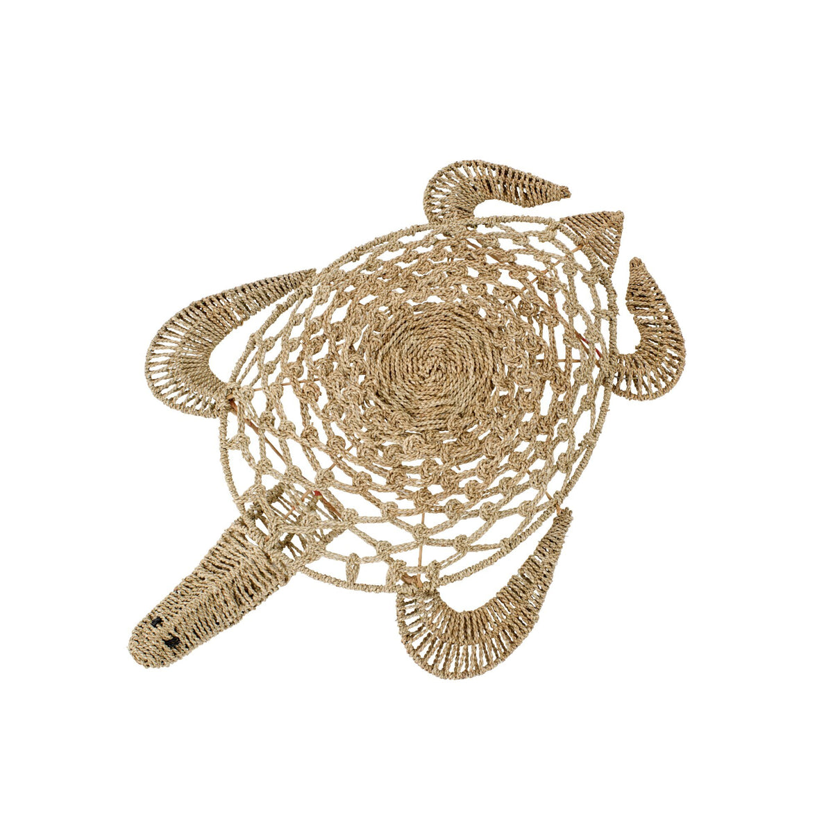 Wandobject Schildpad Zeegras Naturel Large J-line