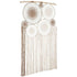 Wandpaneel Boho van MUST Living in macrame met bamboestok, volledig in beeld