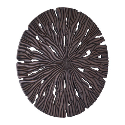 Wandpaneel Bonte L - 120x2x120 cm - MDF - Bruin PTMD - Wandpaneel - PTMD - livinglovely.nl