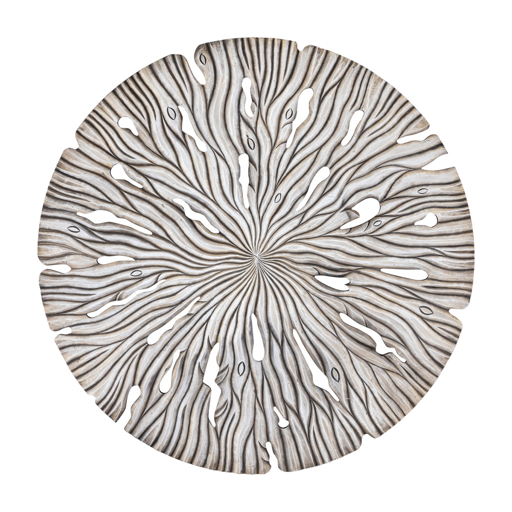 Wandpaneel Bonte L - 120x2x120 cm - MDF - Creme PTMD - Wandpaneel - PTMD - livinglovely.nl