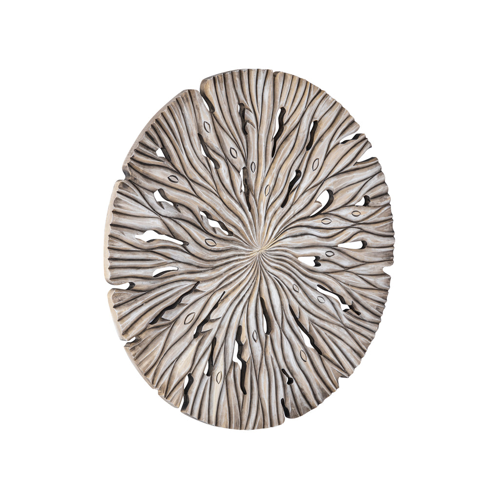 Wandpaneel Bonte S - 90x2x90 cm - MDF - Creme PTMD - Wandpaneel - PTMD - livinglovely.nl
